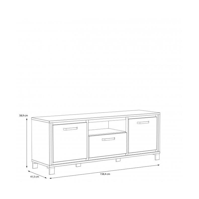 Szafka Trondheim RTV TDHT132 Forte Kolekcja Trondheim