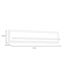 Półka wisząca Trondheim TDHB11 Forte Kolekcja Trondheim Półka wisząca Trondheim TDHB11 Forte Kolekcja Trondheim