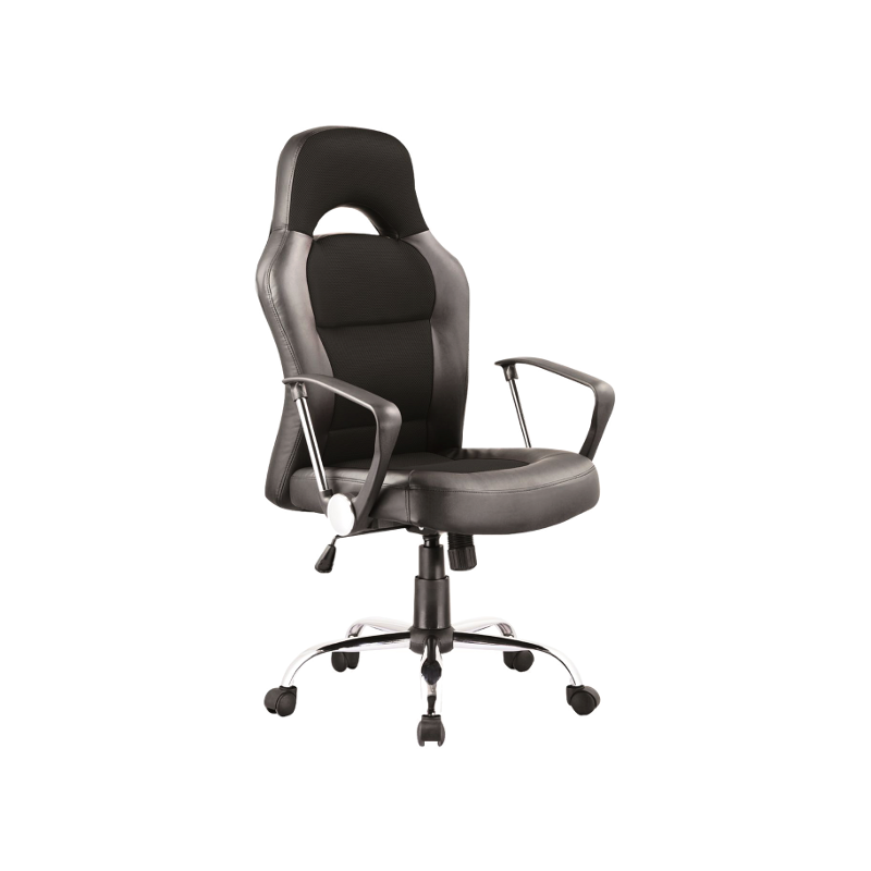 FOTEL OBROTOWY Q-033 CZARNY