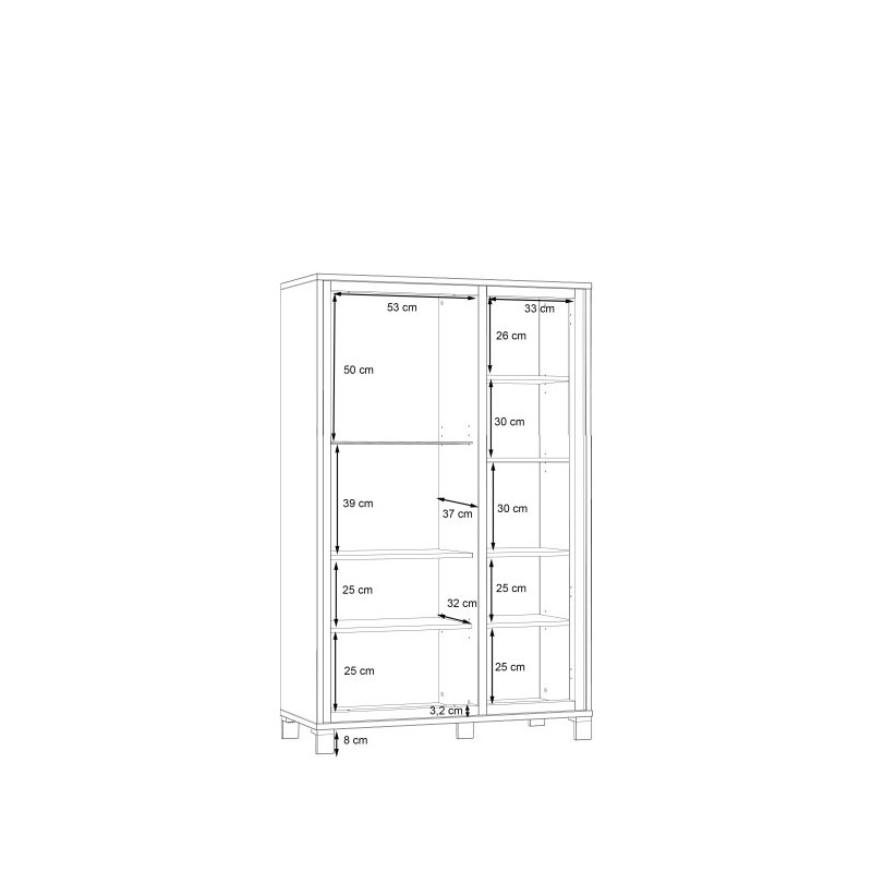 Witryna Trondheim L TDHV622L Forte Kolekcja Trondheim