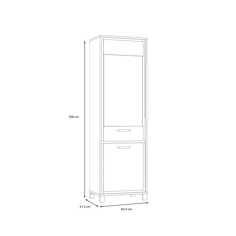 Witryna Trondheim L/P TDHV712 Forte Kolekcja Trondheim