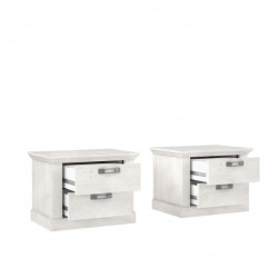 Szafki nocne komplet 2 szt. Kashmir Typ KSMK021ST Meble Forte Szafki nocne komplet 2 szt. Kashmir Typ KSMK021ST Meble Forte