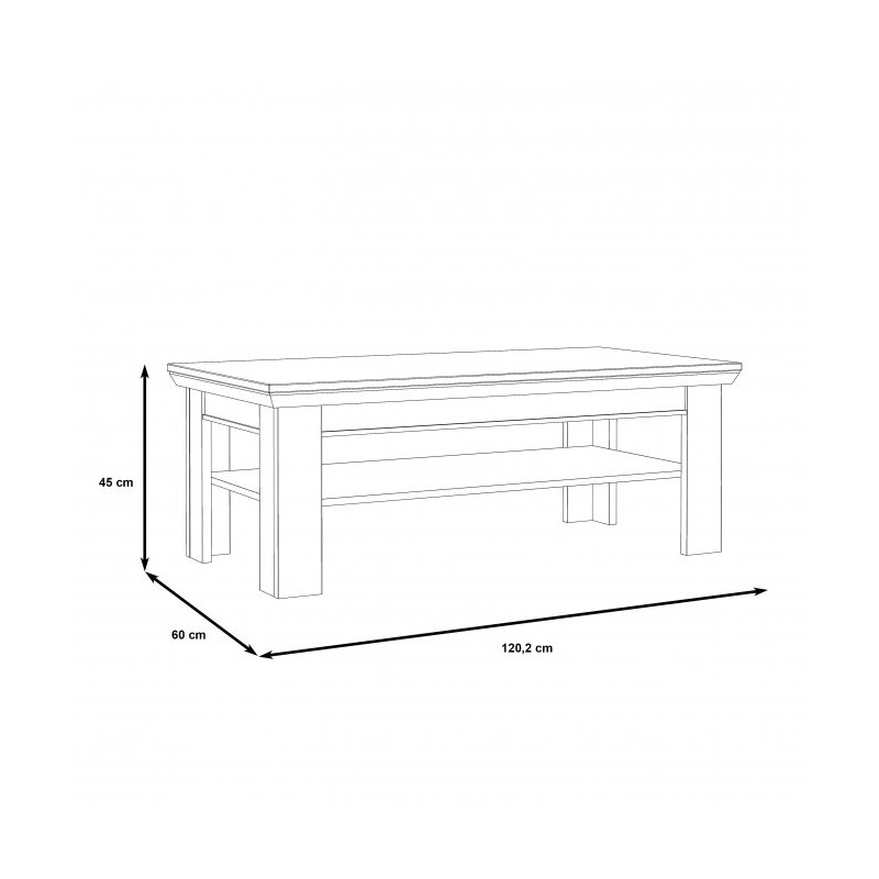 Stolik okolicznościowy Kashmir Typ KSMT30 Meble Forte Kolekcja