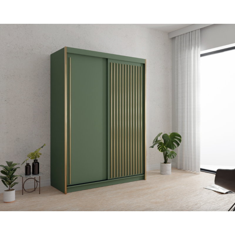 Szafa przesuwna Orion 150cm zielona
