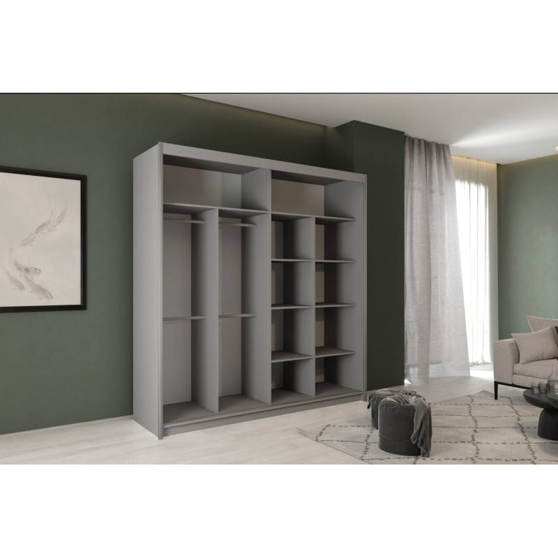 Szafa przesuwna Orion 203cm zielona