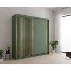 Szafa przesuwna Orion 203cm zielona