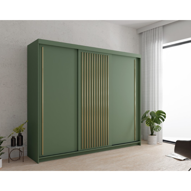 Szafa przesuwna Orion 250cm zielona