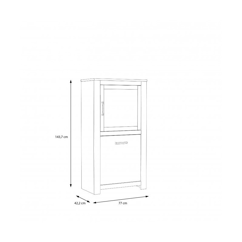 Witryna prawa Havanna Typ HVNV411R Meble Forte Kolekcja Havanna