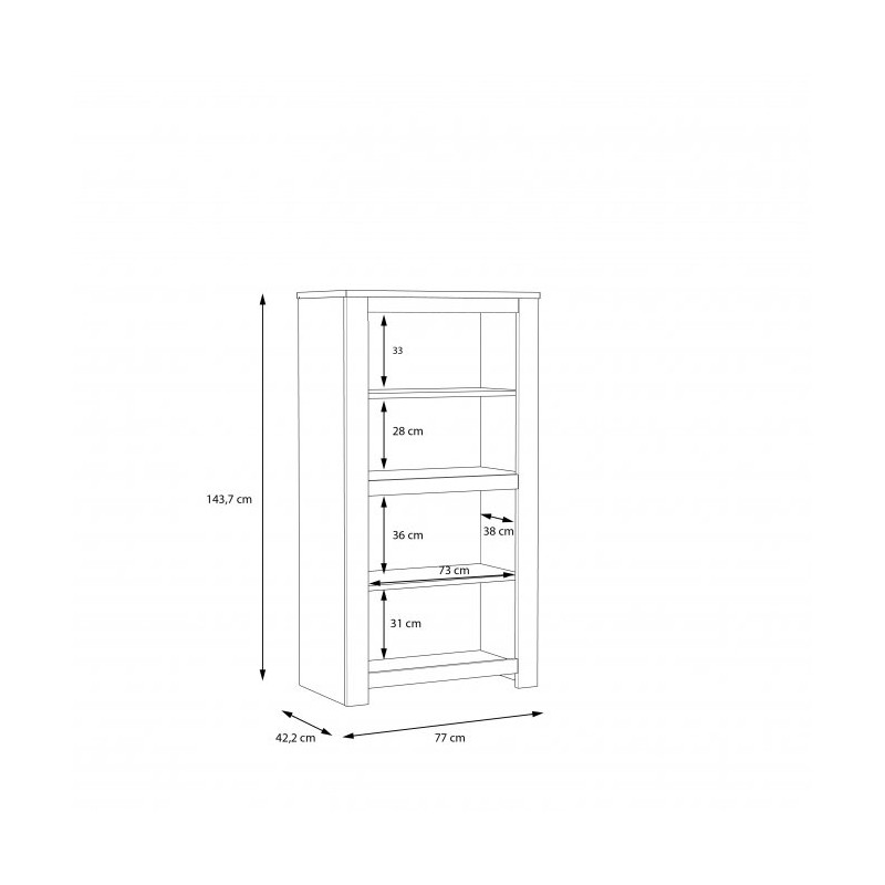 Szafka prawa Havanna Typ HVNS411R Meble Forte Kolekcja Havanna
