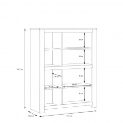 Regał prawy Havanna Typ HVNS421R Meble Forte Kolekcja Havanna Regał prawy Havanna Typ HVNS421R Meble Forte Kolekcja Havanna