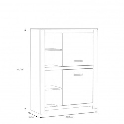 Regał prawy Havanna Typ HVNS421R Meble Forte Kolekcja Havanna Regał prawy Havanna Typ HVNS421R Meble Forte Kolekcja Havanna