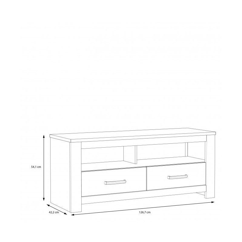 Szafka RTV Havanna Typ HVNT121 Meble Forte Kolekcja Havanna