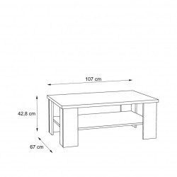 Stolik okolicznościowy Havanna Typ HVNT501 Meble Forte Kolekcja Stolik okolicznościowy Havanna Typ HVNT501 Meble Forte Kolekcja