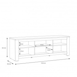 Szafka RTV Havanna Typ HVNT131 Meble Forte Kolekcja Havanna