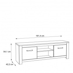 Szafka RTV Havanna Typ HVNT131 Meble Forte Kolekcja Havanna