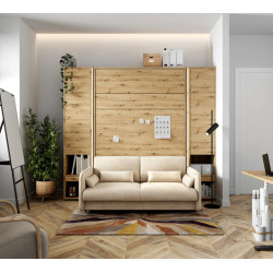 Półkotapczan BC-01 z sofą BC-18 i dostawkami BC-07 140X200