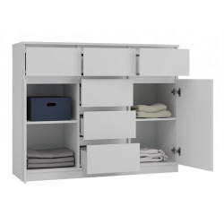 Komoda Malwa 2D6S Biały Komoda Malwa 2D6S Biały