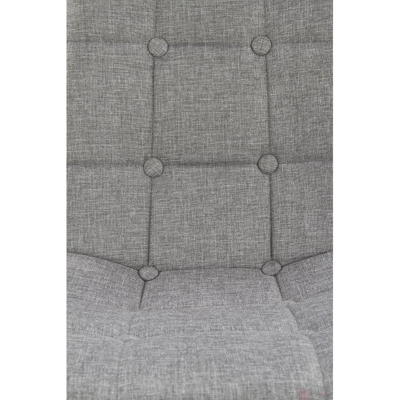 Krzesło tapicerowane Emmet dąb miodowy/popiel