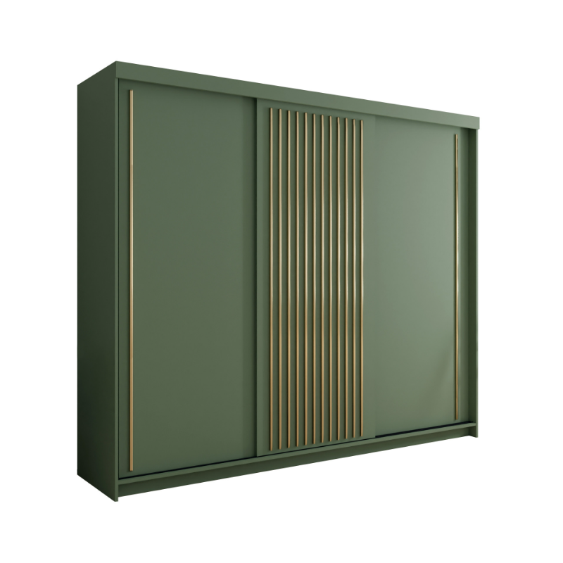 Szafa przesuwna Orion 250cm zielona