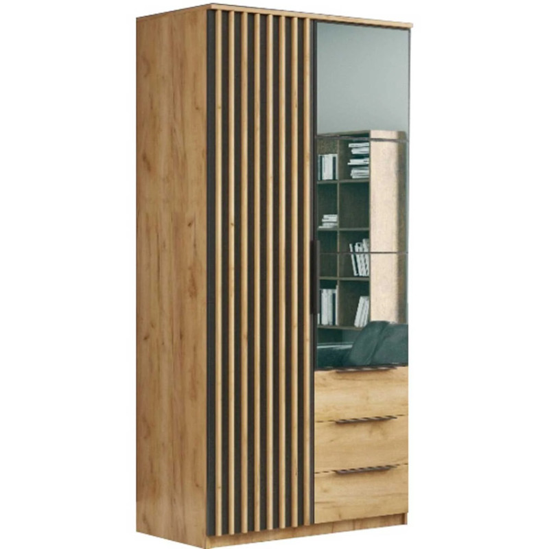 Nowoczesna szafa z szufladami i lustrem Sorento 100 Nowoczesna szafa z szufladami i lustrem Sorento 100