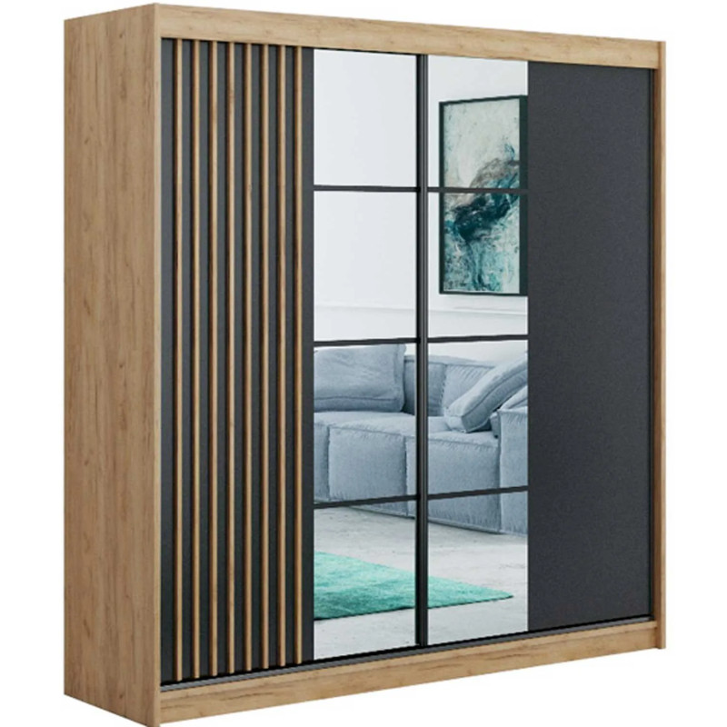 Nowoczesna szafa z lustrem Rocco 203