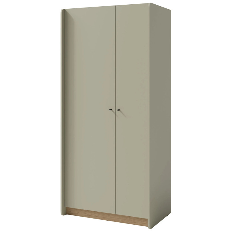 Dwudrzwiowa szafa Alessio AE03 eukaliptus/dąb baltic dune