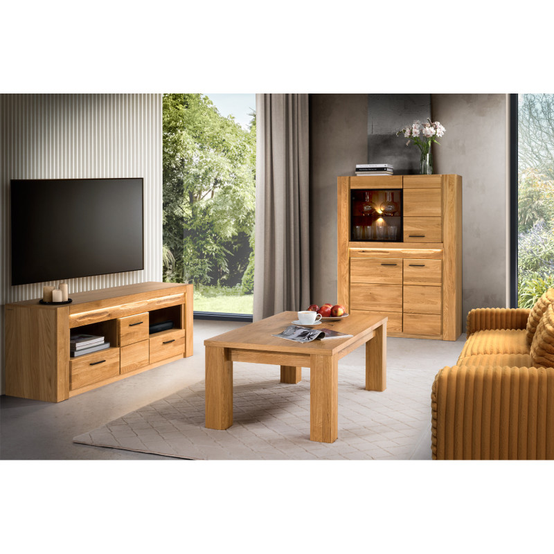 Witryna 2-drzwiowa lewa Velvet Natura Typ 10 Szynaka Meble