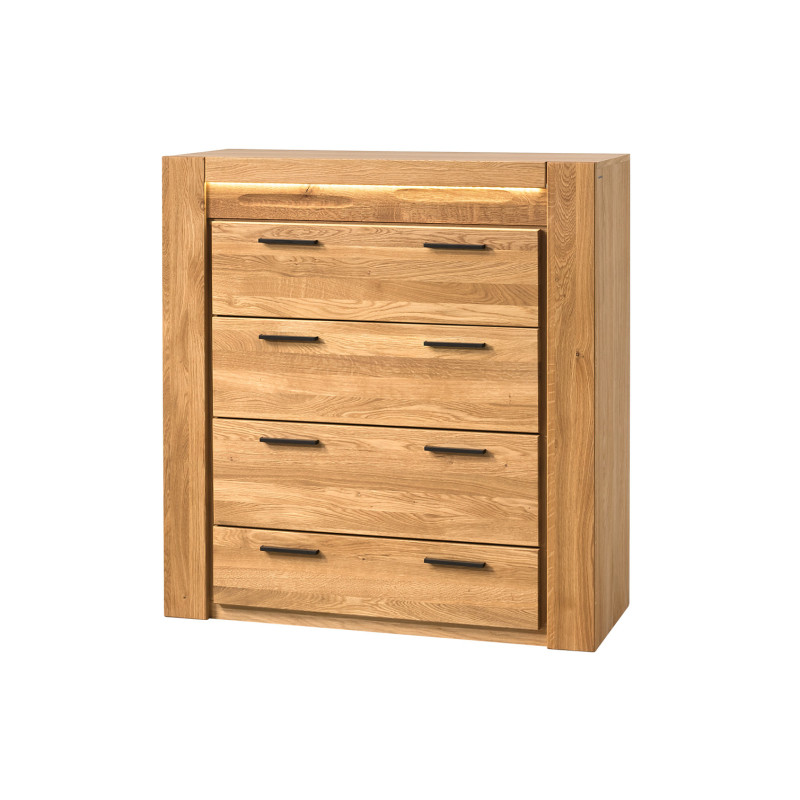 Komoda wysoka z 4 szufladami Velvet Natura Typ 75 Szynaka Meble Komoda wysoka z 4 szufladami Velvet Natura Typ 75 Szynaka Meble