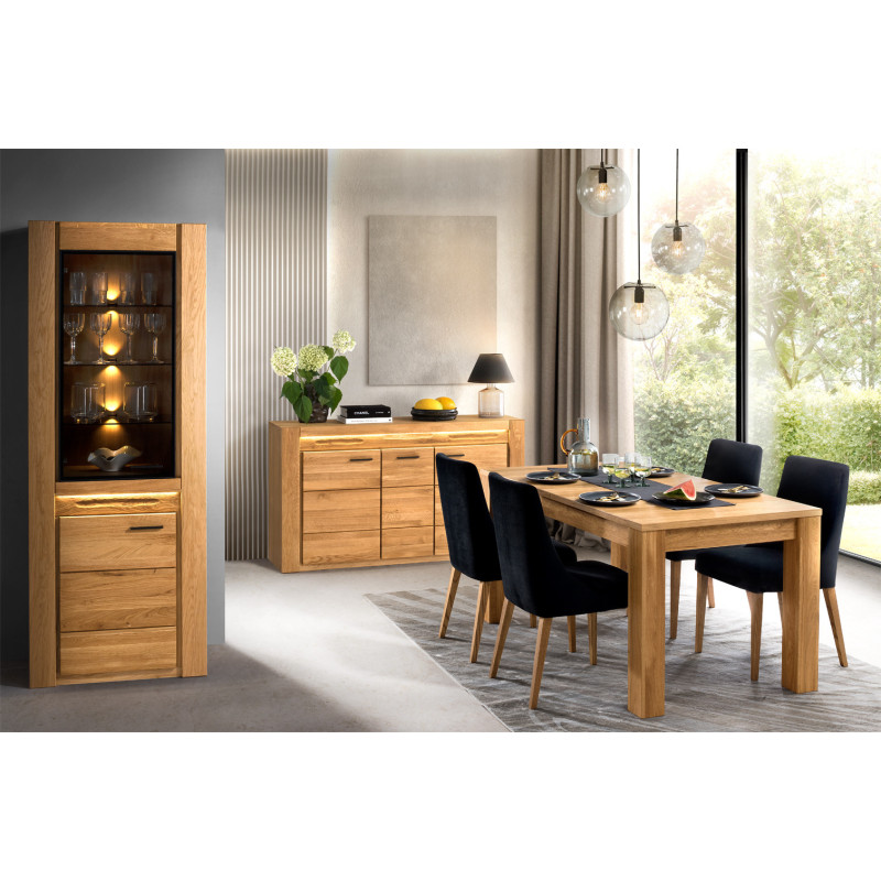 Komoda 3-drzwiowa Velvet Natura Typ 45 Szynaka Meble Kolekcja