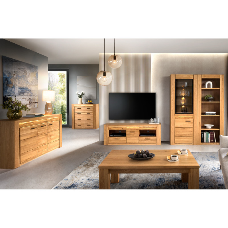 Komoda 3-drzwiowa Velvet Natura Typ 45 Szynaka Meble Kolekcja