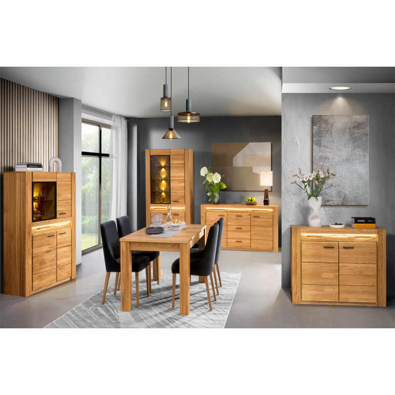 Komoda 2-drzwiowa z 3 szufladami Velvet Natura Typ 47 Szynaka