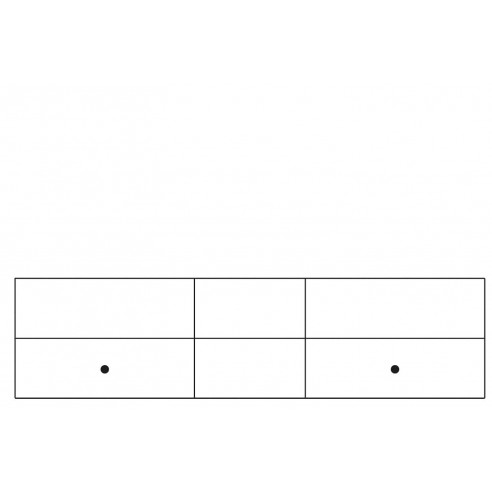 Szafka RTV Velvet Typ 25 Szynaka Meble Kolekcja Velvet