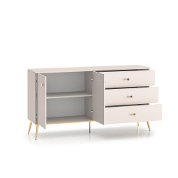 Komoda Selgin 160 kaszmir/złote nóżki Komoda Selgin 160 kaszmir/złote nóżki