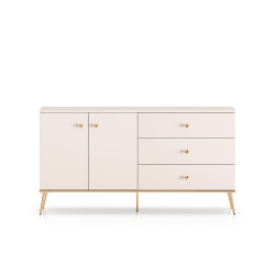 Komoda Selgin 160 kaszmir/złote nóżki Komoda Selgin 160 kaszmir/złote nóżki