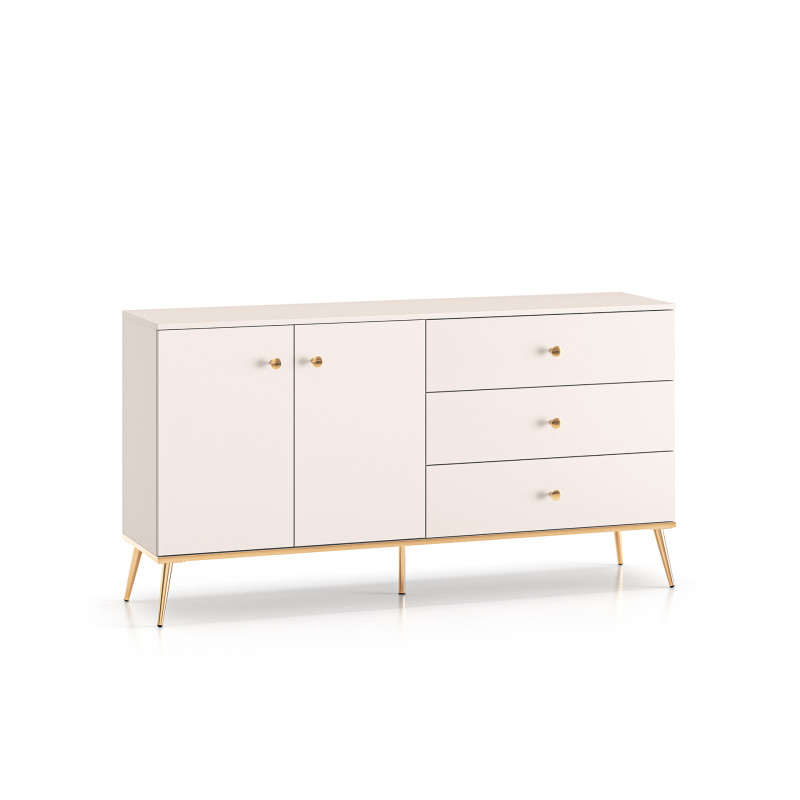 Komoda Selgin 160 kaszmir/złote nóżki Komoda Selgin 160 kaszmir/złote nóżki