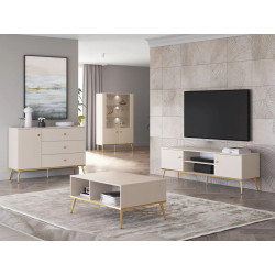 Komoda Selgin 120 kaszmir/złote nóżki Komoda Selgin 120 kaszmir/złote nóżki