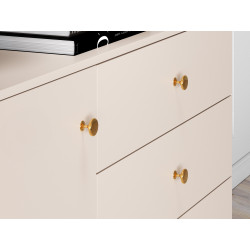 Komoda Selgin 120 kaszmir/złote nóżki Komoda Selgin 120 kaszmir/złote nóżki