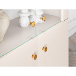 Witryna Selgin 152 kaszmir/złote nóżki ML Meble Witryna Selgin 152 kaszmir/złote nóżki ML Meble