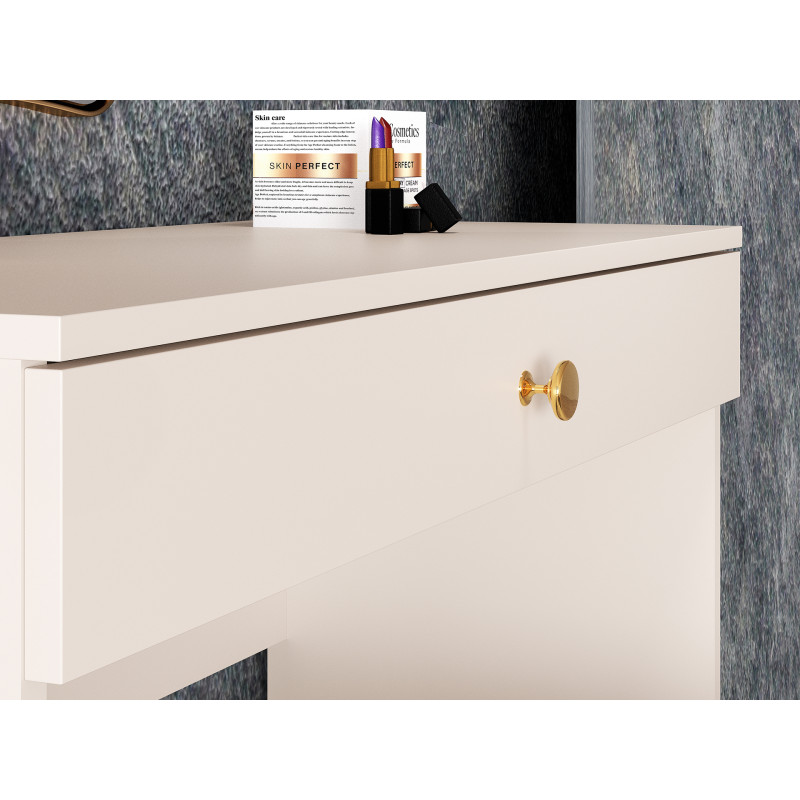 Toaletka Selgin kaszmir/złote nóżki ML Meble