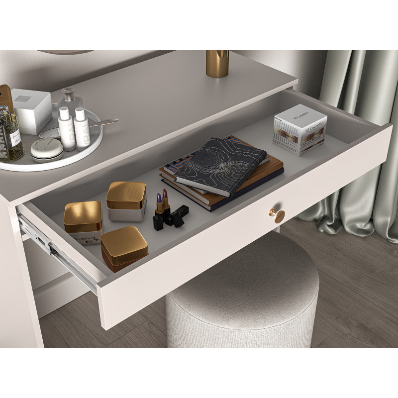 Toaletka Selgin kaszmir/złote nóżki ML Meble