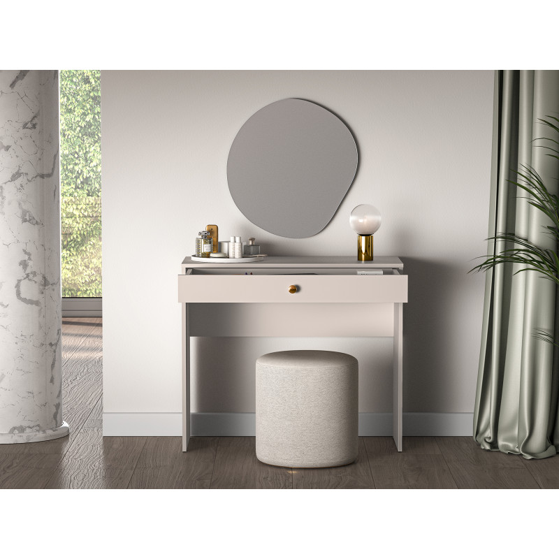 Toaletka Selgin kaszmir/złote nóżki ML Meble