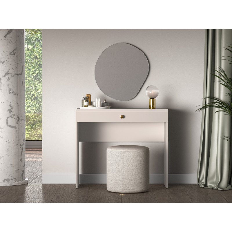 Toaletka Selgin kaszmir/złote nóżki ML Meble