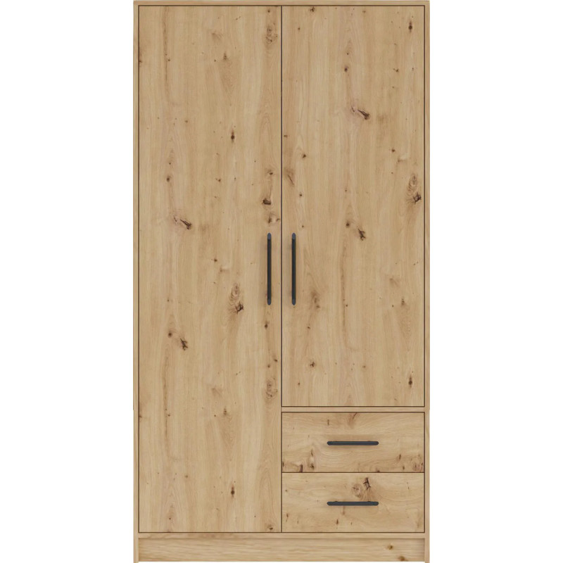 Dwudrzwiowa szafa z kolekcji Smart SR3 dąb artisan