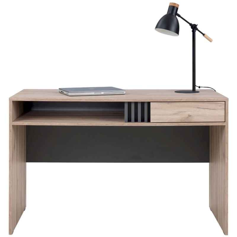 Biurko 120cm Allmo AL9 dąb estana/antracyt