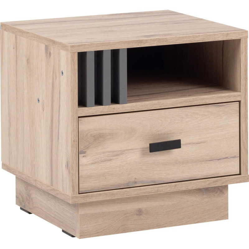 Szafka nocna lewa Allmo AL20 dąb estana/antracyt