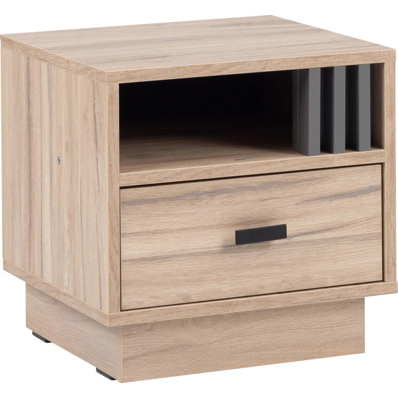 Szafka nocna prawa Allmo AL20 dąb estana/antracyt