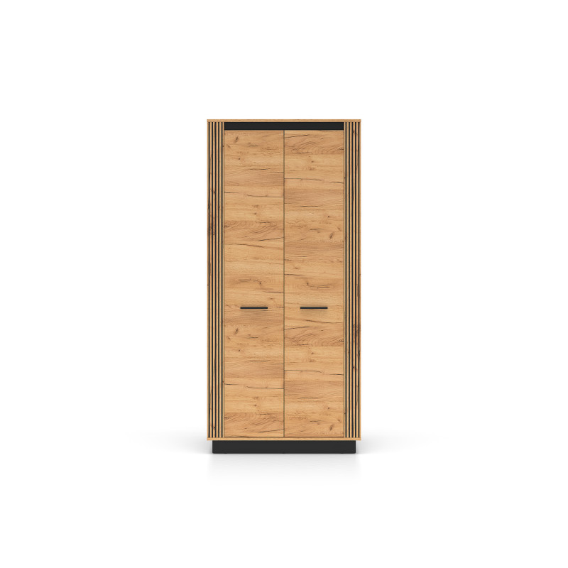 Szafa 92 Kolekcja Urso Dąb Craft Złoty/Czarny