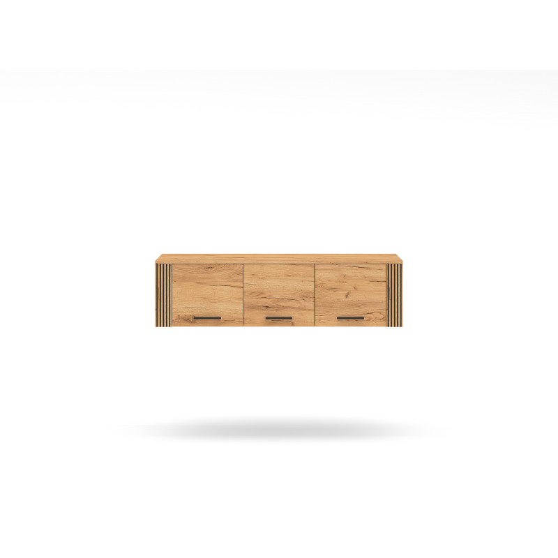 Nadstawka do szafy Urso 11 Kolekcja Urso Dąb Craft Złoty/Czarny