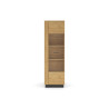 Witryna Modesto 02 dąb stylowy/czarny ML Meble