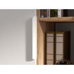 Szafa Torino 04 grafit/biały/dąb castello ML Meble